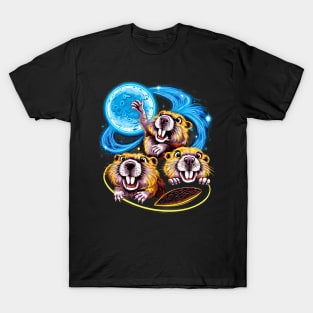 Three Bbr Bober Moon 3 Bober And Dead Moon T-Shirt